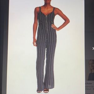 Dance & Marvel Zipper Front Jumpsuit